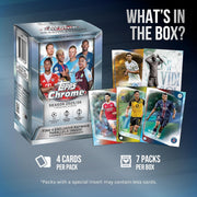 Topps: 2025-26 Chrome UEFA Club Competitions - Mega Box (7 Packs) Sports Cards Topps
