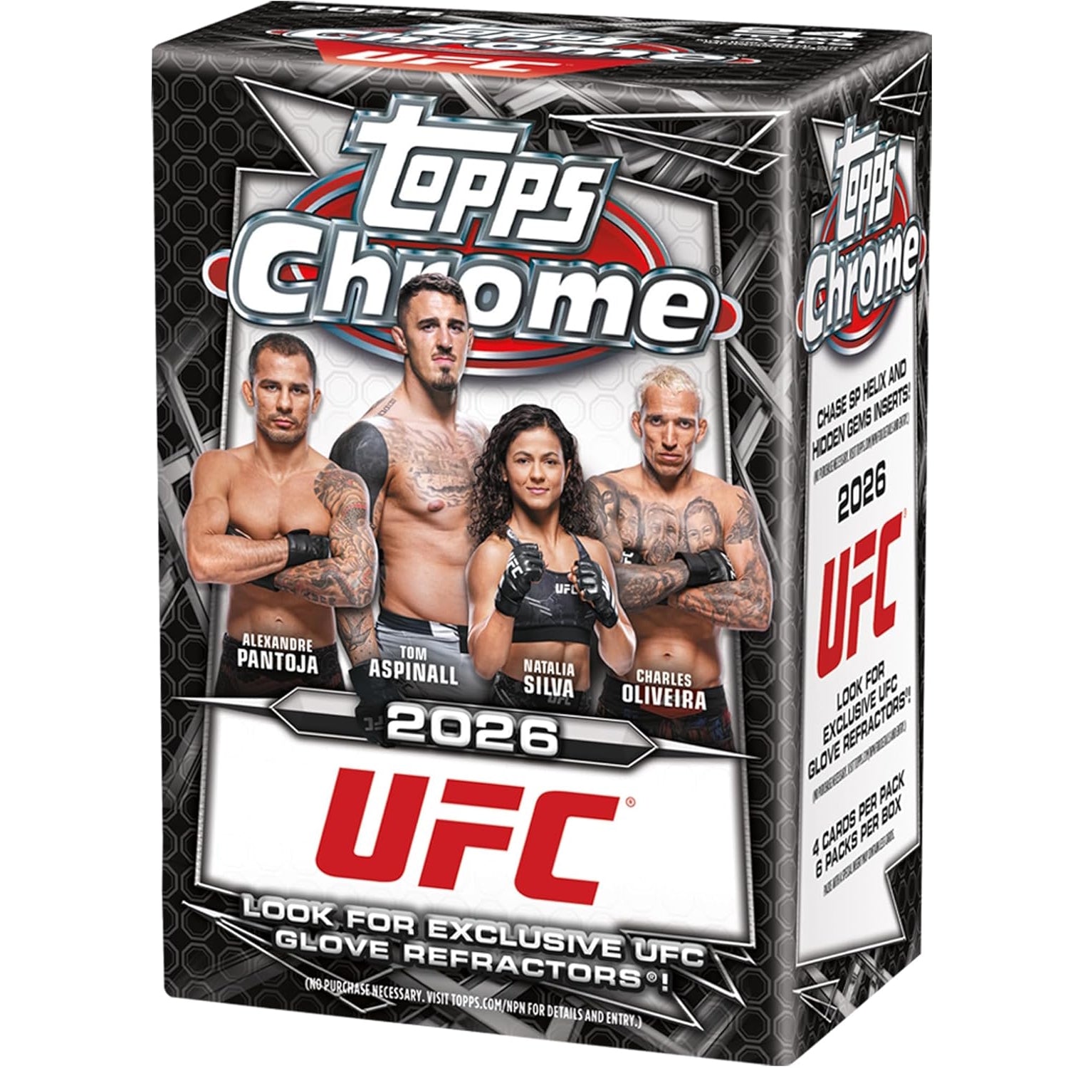 Topps: 2026 Chrome UFC - Blaster Box (24 Cards) Sports Cards Topps