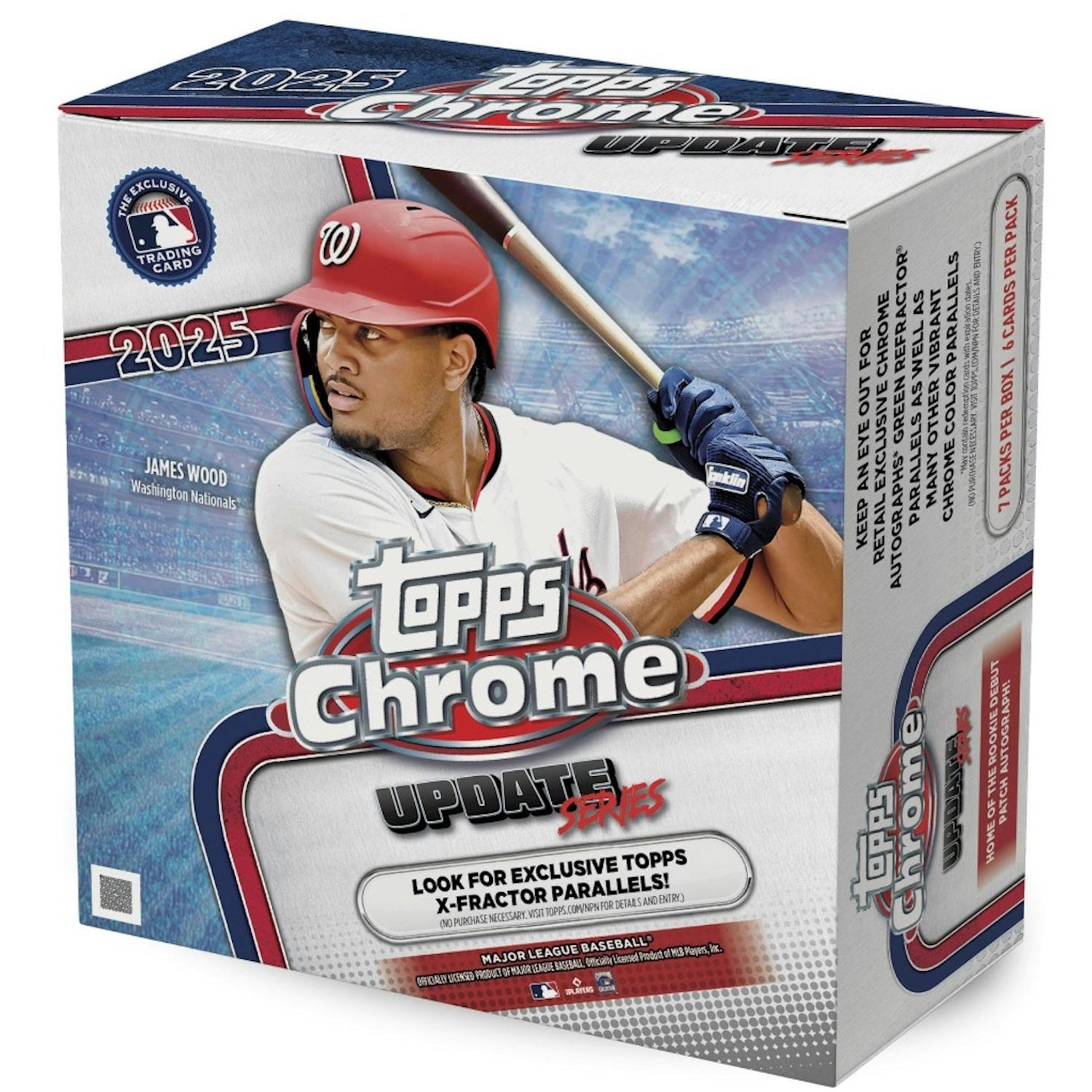 Topps: 2025 Chrome Update Series Baseball Mega Box - 7 Packs Sports Cards Topps