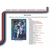 Topps: 2025 Chrome Update Series Baseball Mega Box - 7 Packs Sports Cards Topps