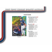 Topps: 2025 Chrome Update Series Baseball Mega Box - 7 Packs Sports Cards Topps