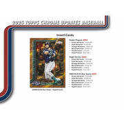 Topps: 2025 Chrome Update Series Baseball Mega Box - 7 Packs Sports Cards Topps