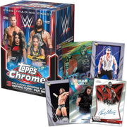 Topps: 2026 Chrome WWE - Blaster Value Box (28 Cards) Sports Cards Topps