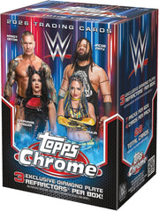 Topps: 2026 Chrome WWE - Blaster Value Box (28 Cards) Sports Cards Topps