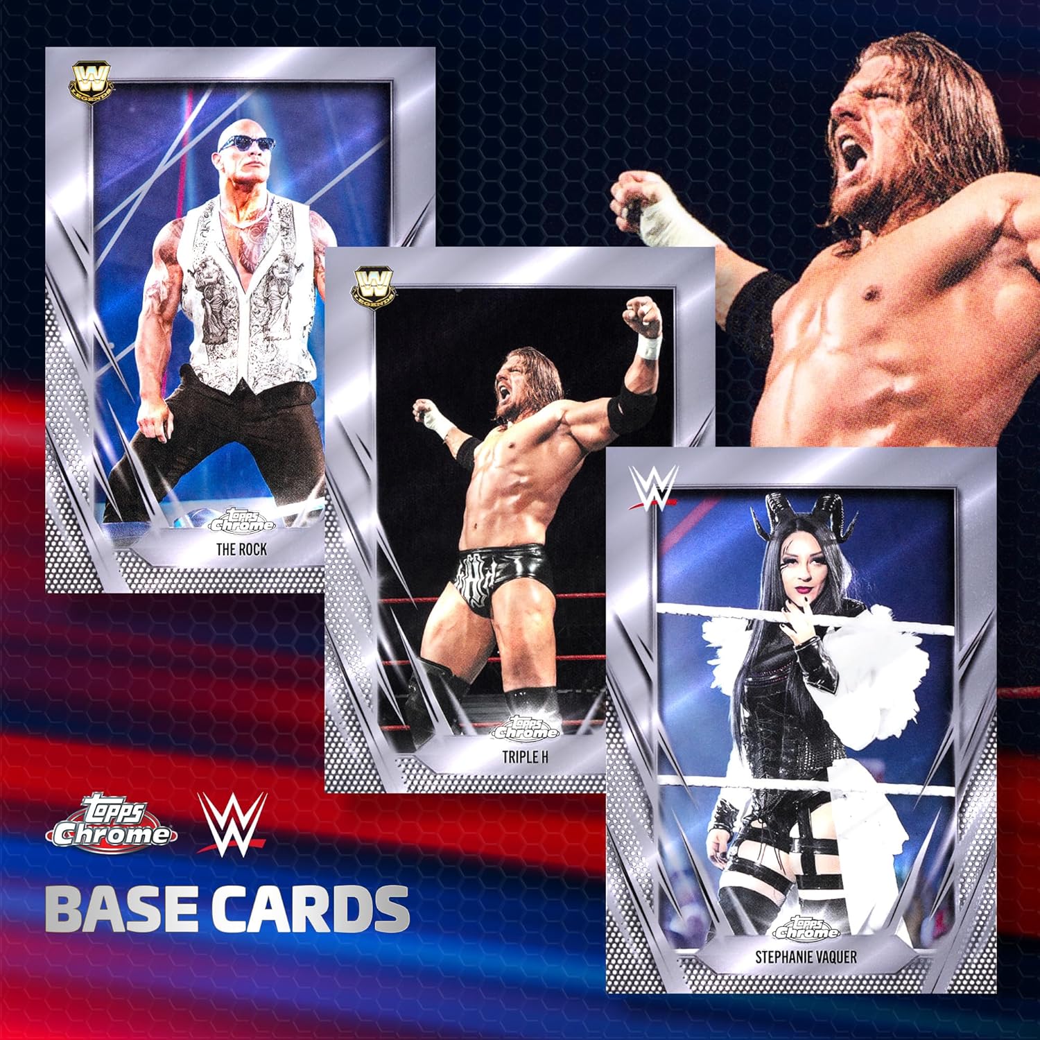 Topps: 2026 Chrome WWE - Blaster Value Box (28 Cards) Sports Cards Topps
