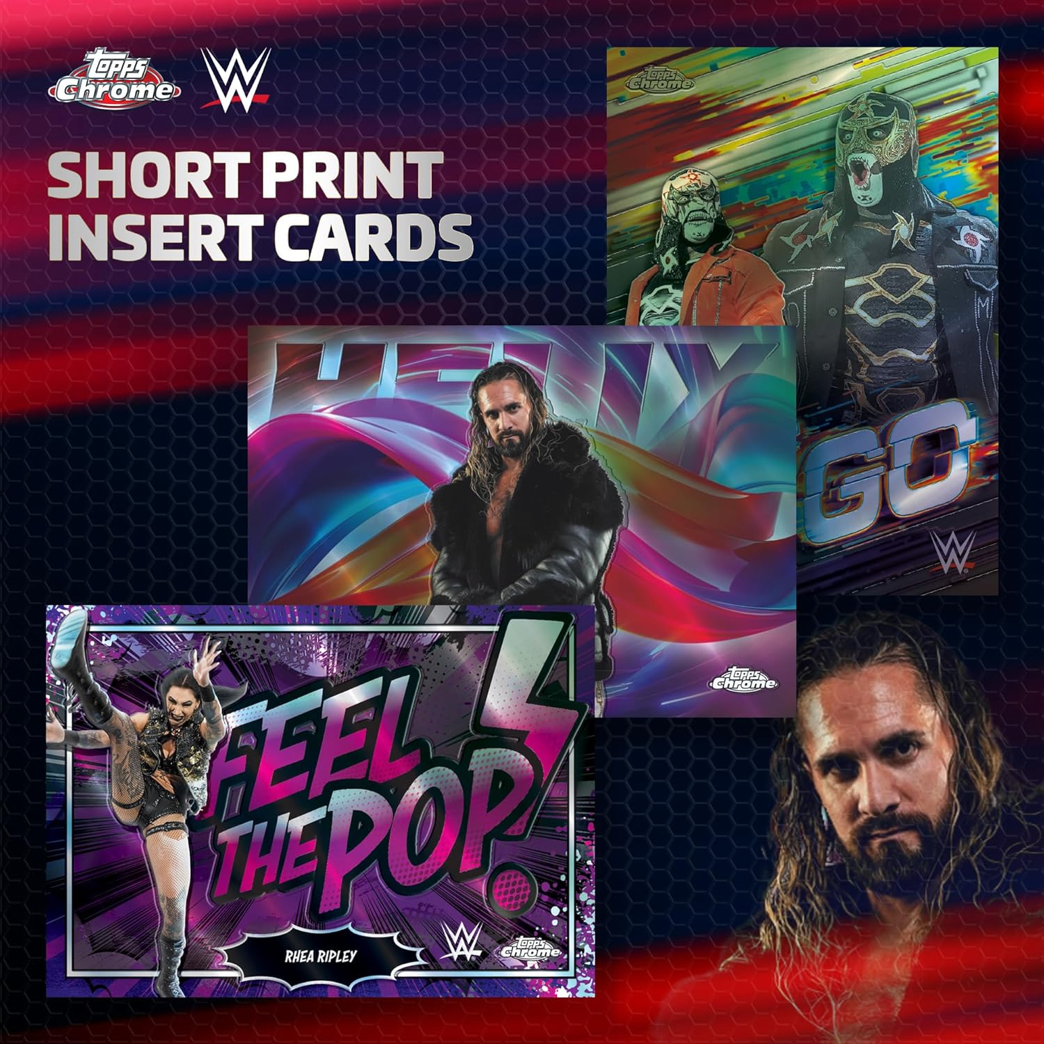 Topps: 2026 Chrome WWE - Blaster Value Box (28 Cards) Sports Cards Topps