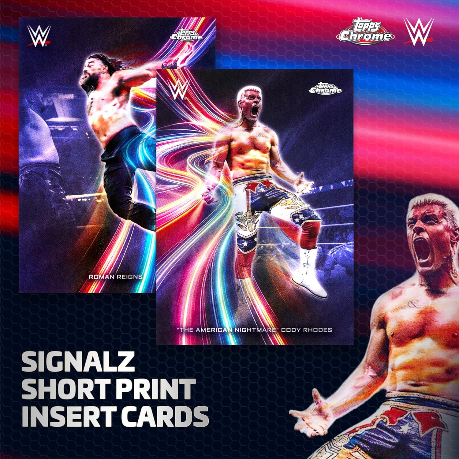 Topps: 2026 Chrome WWE - Mega Box (6 packs) Sports Cards Topps