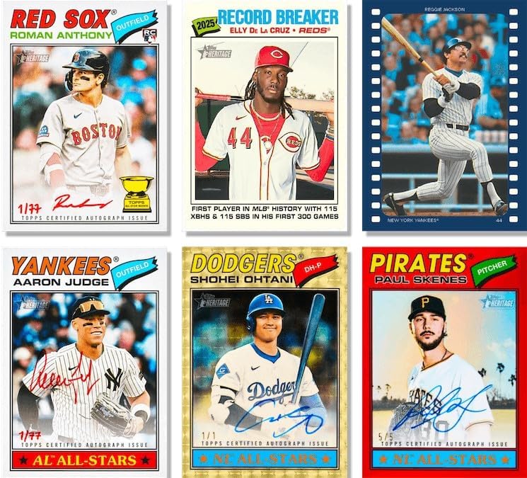 Topps: 2026 Heritage Baseball Blaster Box - 8 Packs Sports Cards Topps