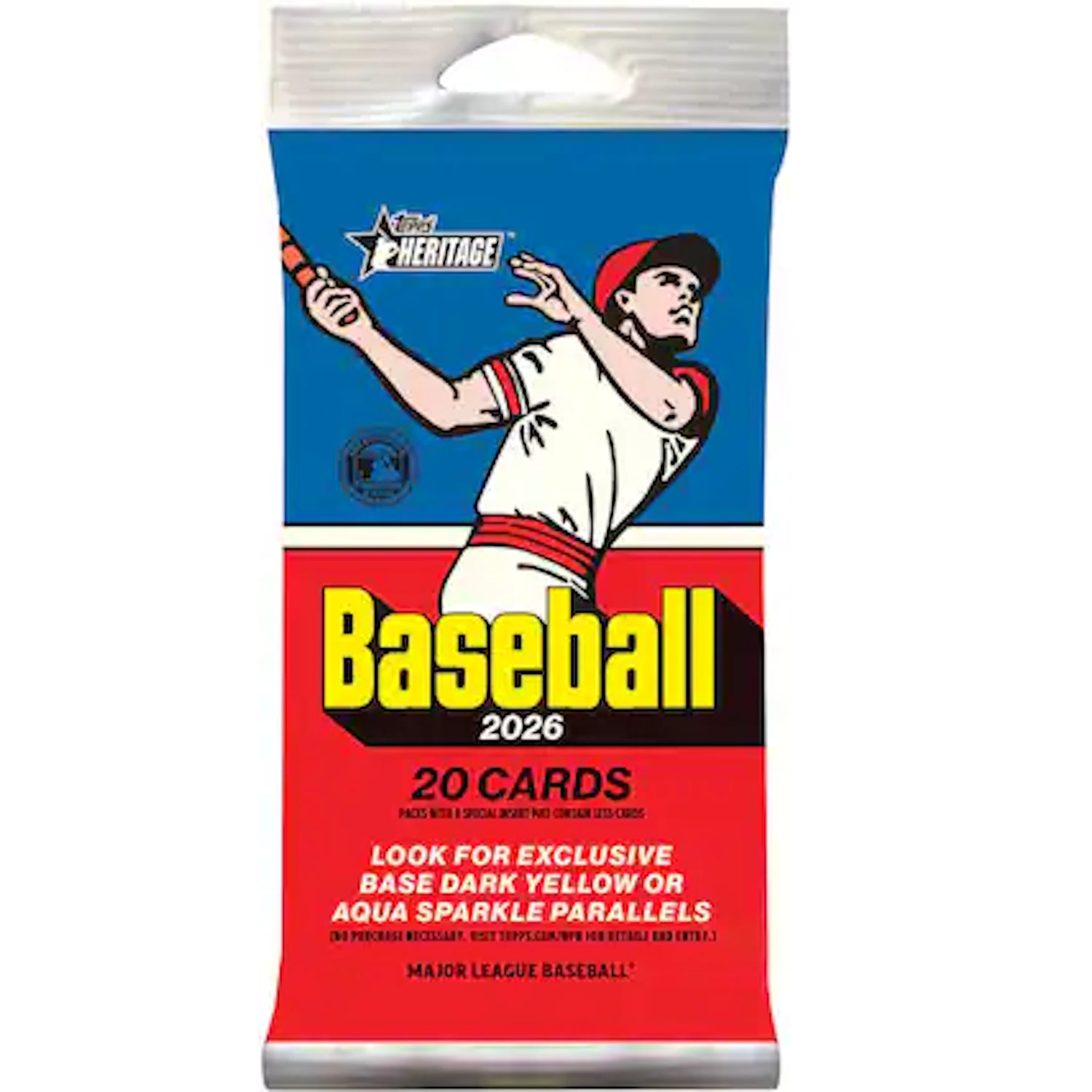 Topps: 2026 Heritage Baseball Fat Pack (20 Cards) Sports Cards Topps