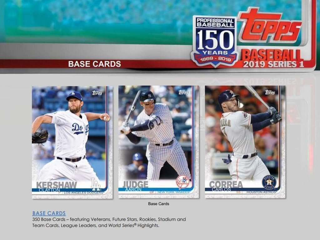 Topps: 2019 Series 1 Baseball Hanger Box Sports Cards Topps