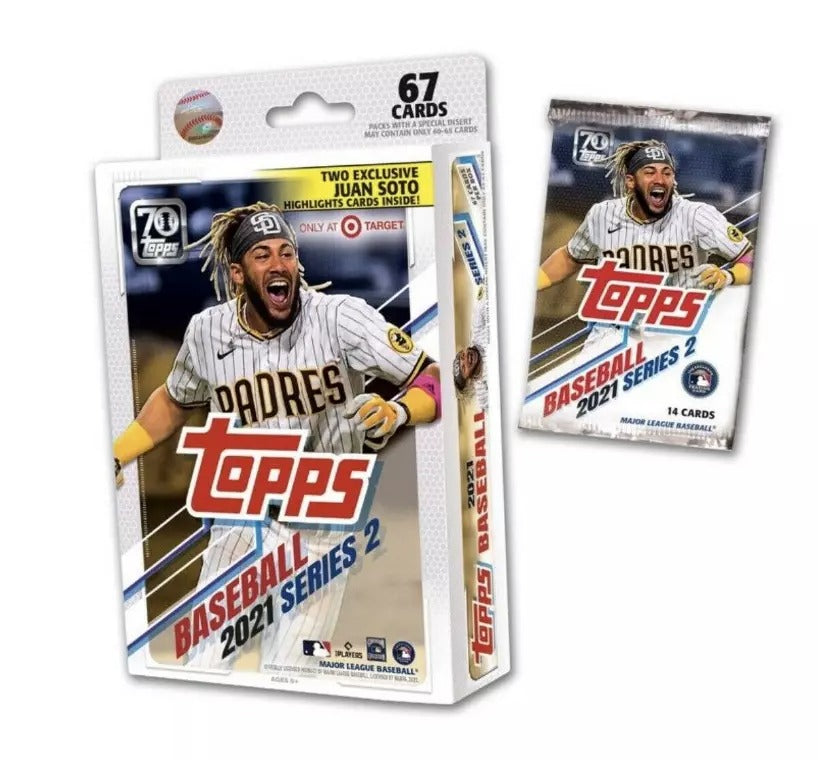 Topps: 2021 Baseball Series 2 Hanger Pack Sports Cards Topps