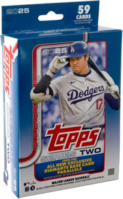 Topps: 2025 MLB Baseball Series Two Hanger Pack Card Game Topps