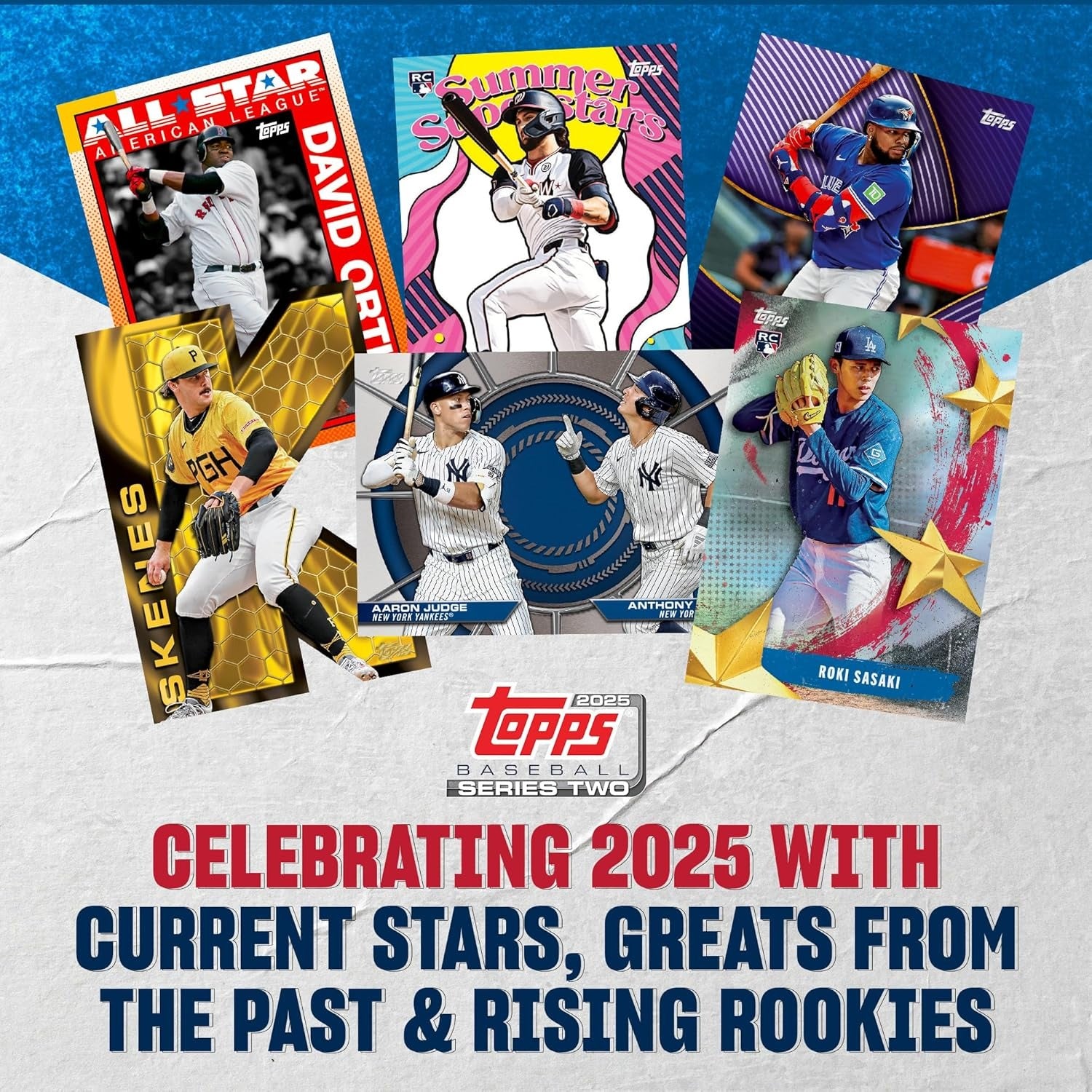 Topps: 2025 MLB Baseball Series Two Blaster Box - 7 Packs Card Game Topps