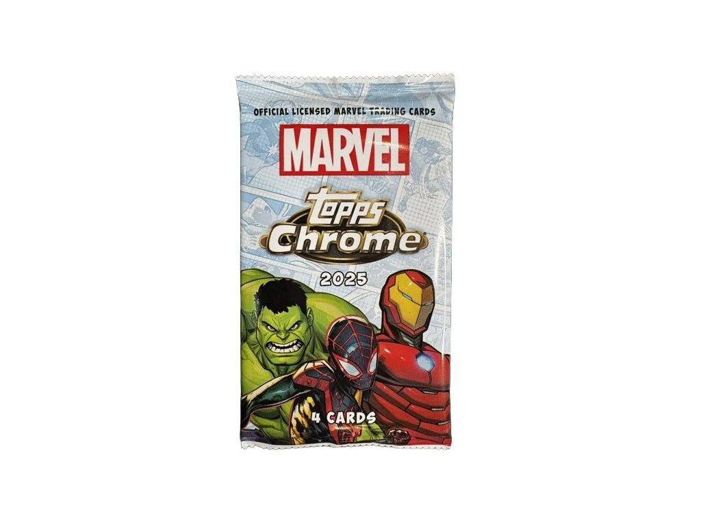 Topps: 2025 Chrome Marvel Comics - Blaster Box Card Game Topps
