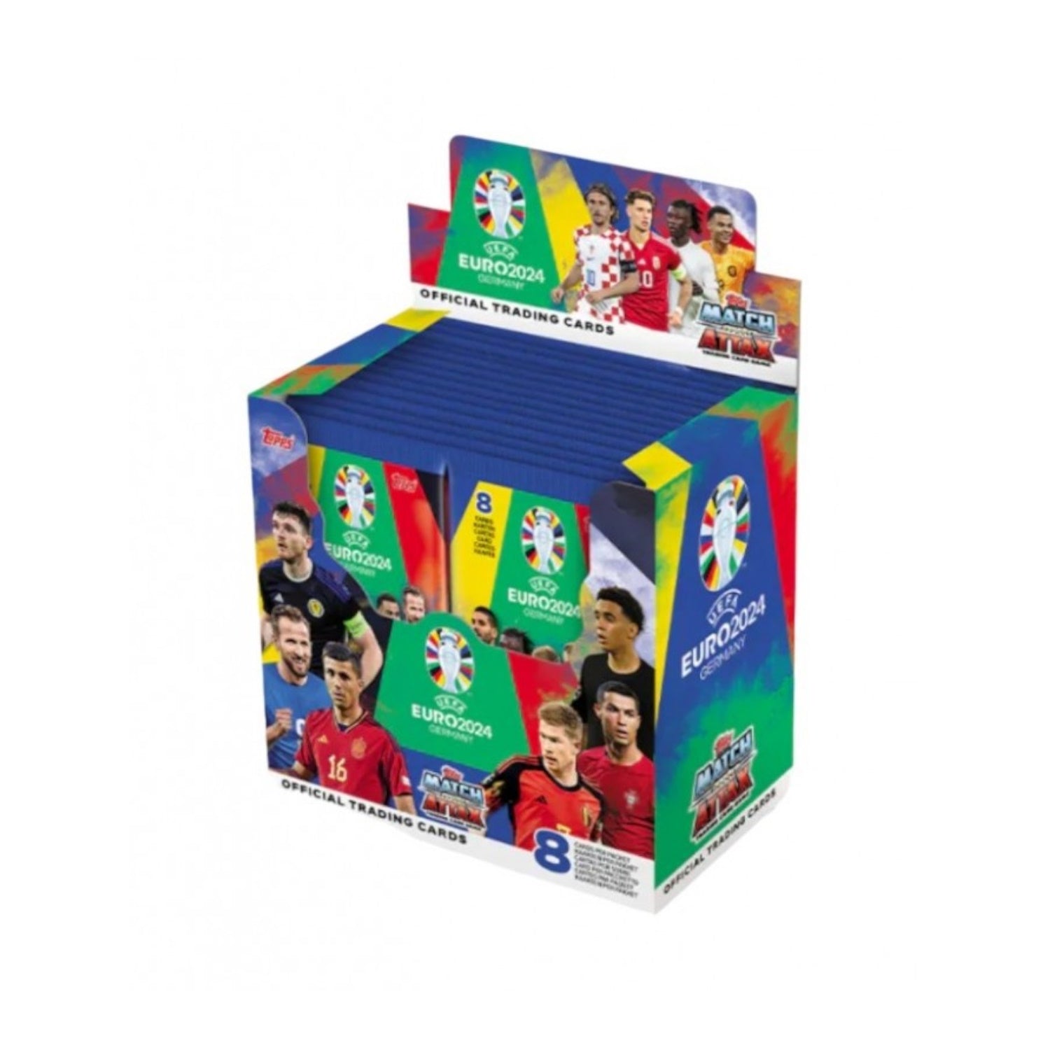 Topps: 2024 Match Attax Official Licensed Euro Booster Box - 36 Packs Card Game Topps