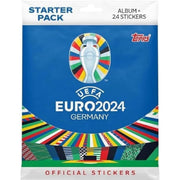 Topps: 2024 Match Attax Euros Sticker Album Starter Pack Toys & Games Topps