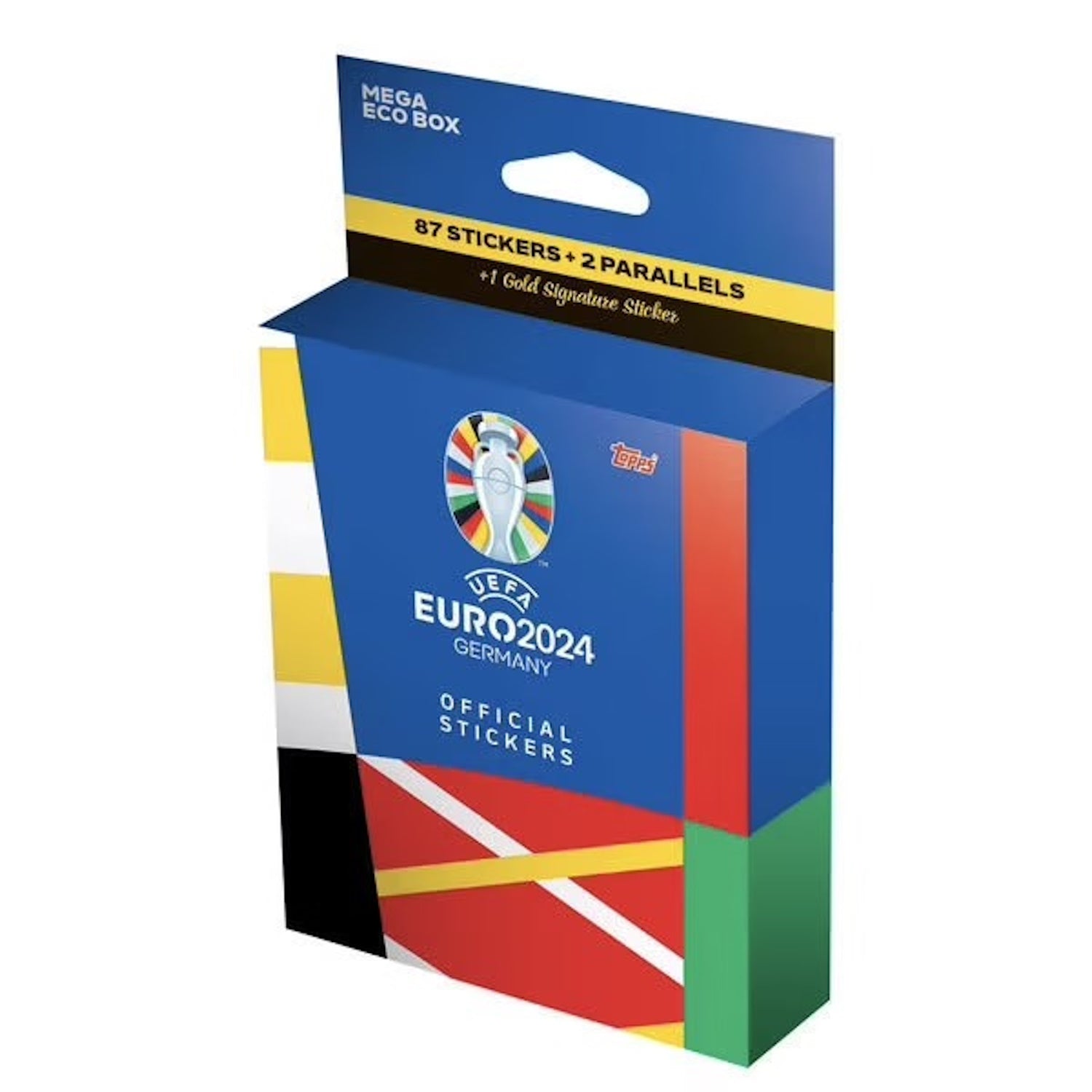 Topps: 2024 Match Attax Euros Sticker Mega Eco Box Toys & Games Topps