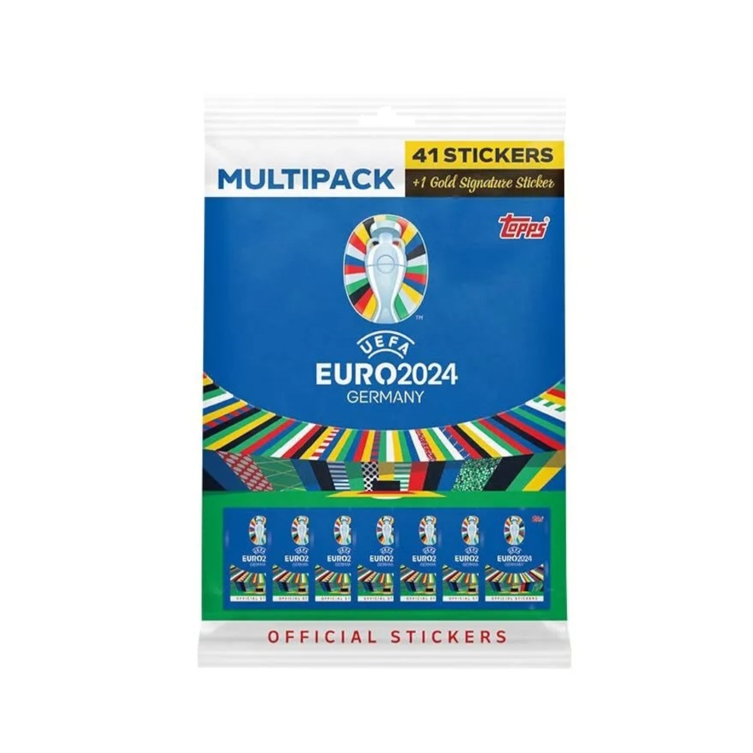 Topps: 2024 Match Attax Euros Sticker Multi Pack Sports Cards Topps