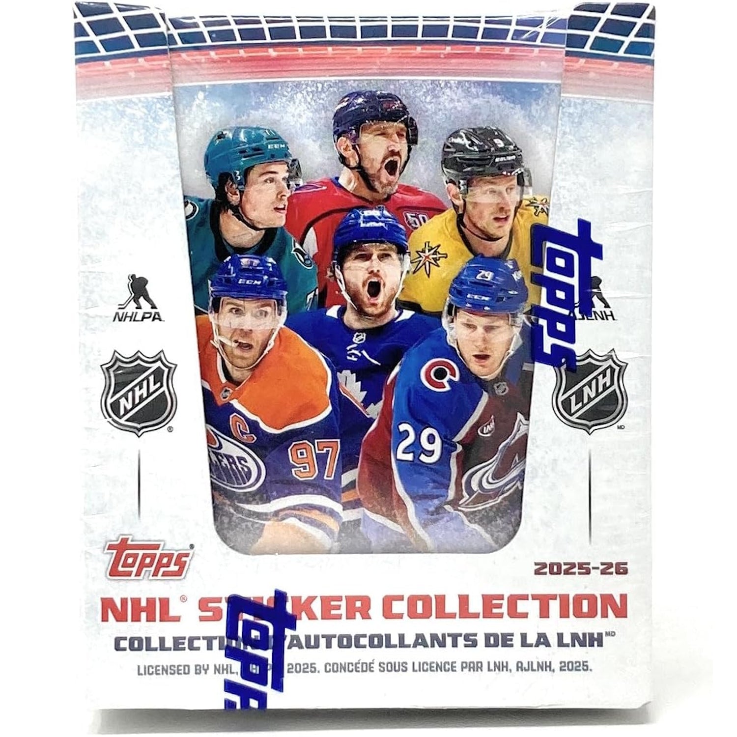 Topps: 2025-26 NHL Hockey Sticker Collection Box - 50 Packs Sports Cards Topps