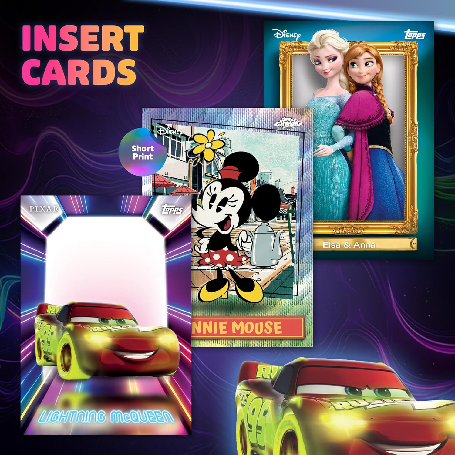 Topps: 2026 Neon Disney - Mega Box (50 Cards) Trading Cards Topps
