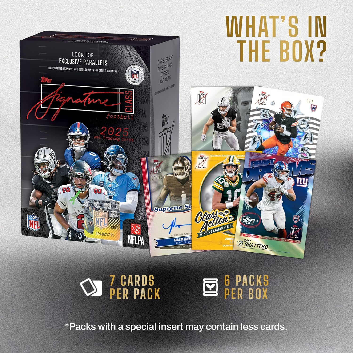 Topps: 2025 Signature Class Football Blaster Box Sports Cards Topps