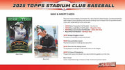 Topps: 2025 Stadium Club Baseball Blaster Box - 8 packs Sports Cards Panini