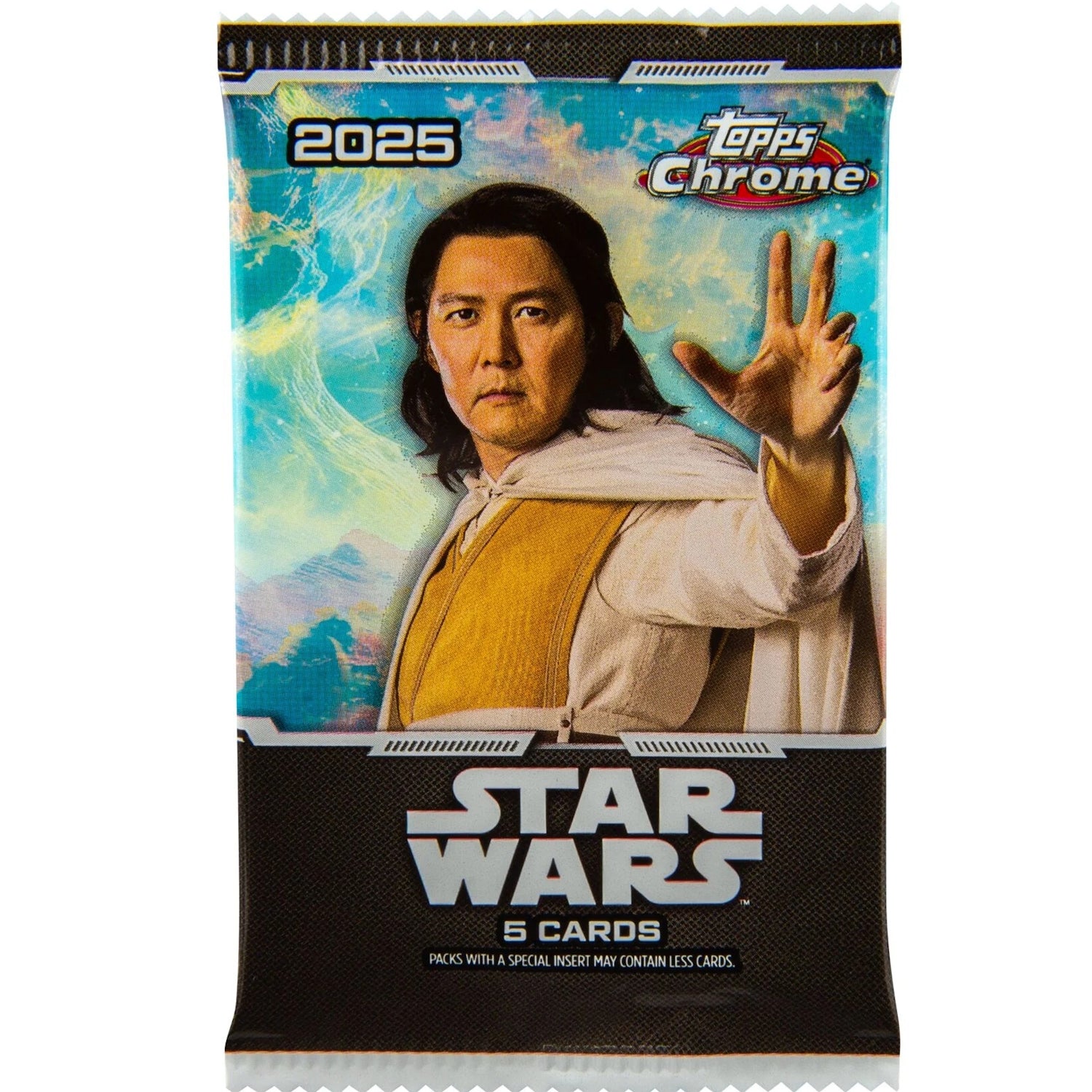 Topps: 2025 Chrome Star Wars Blaster Box - 8 Packs Card Game Topps