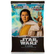 Topps: 2025 Chrome Star Wars Blaster Box - 8 Packs Card Game Topps