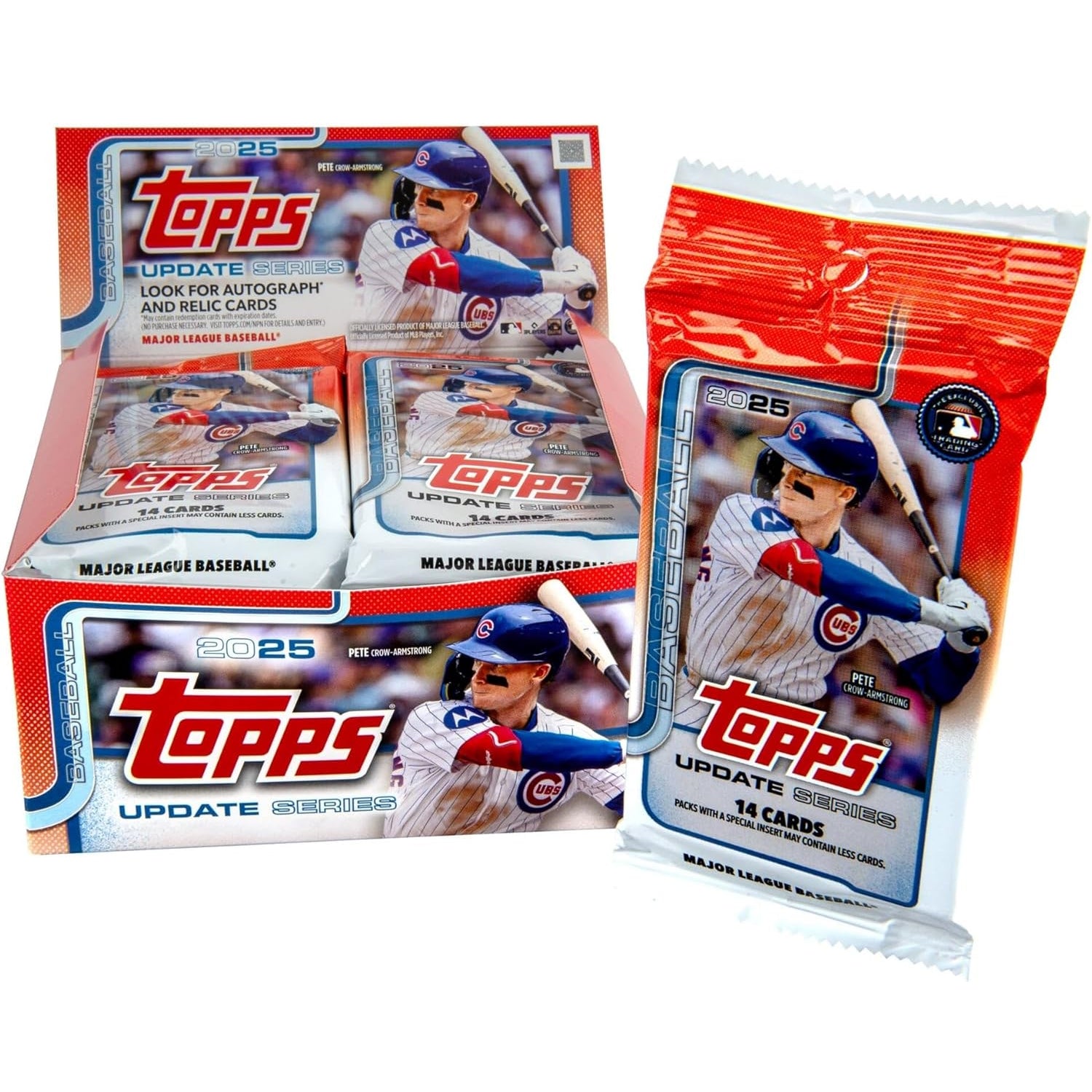 Topps: 2025 Update Series Baseball Retail Box - 20 Packs Sports Cards Topps