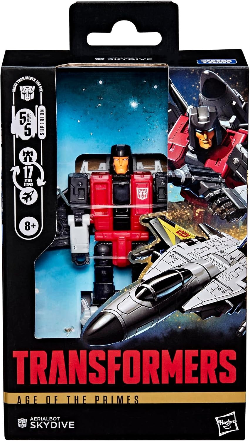 Transformers Age of the Primes: Aerial Bot SkyDive Toys & Games Hasbro
