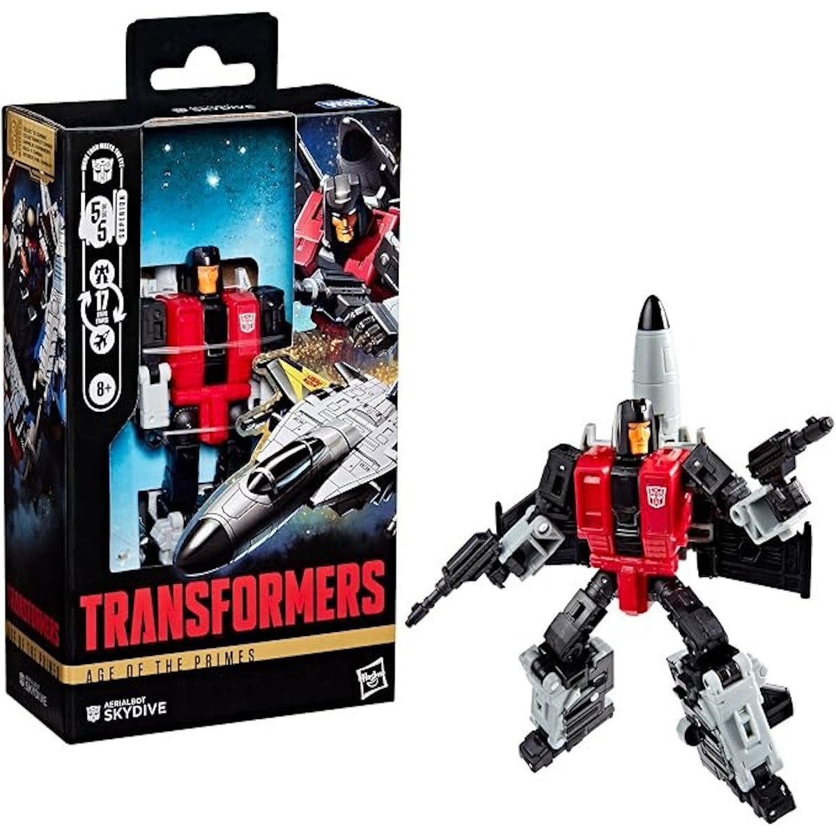 Transformers Age of the Primes: Aerial Bot SkyDive Toys & Games Hasbro