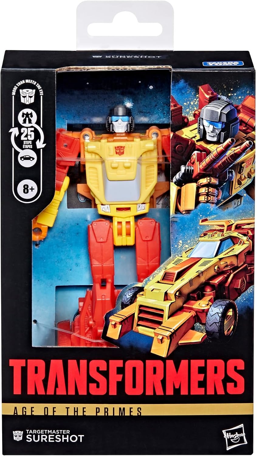 Transformers Age of the Primes: Targetmaster Sureshot Toys & Games Hasbro