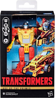 Transformers Age of the Primes: Targetmaster Sureshot Toys & Games Hasbro