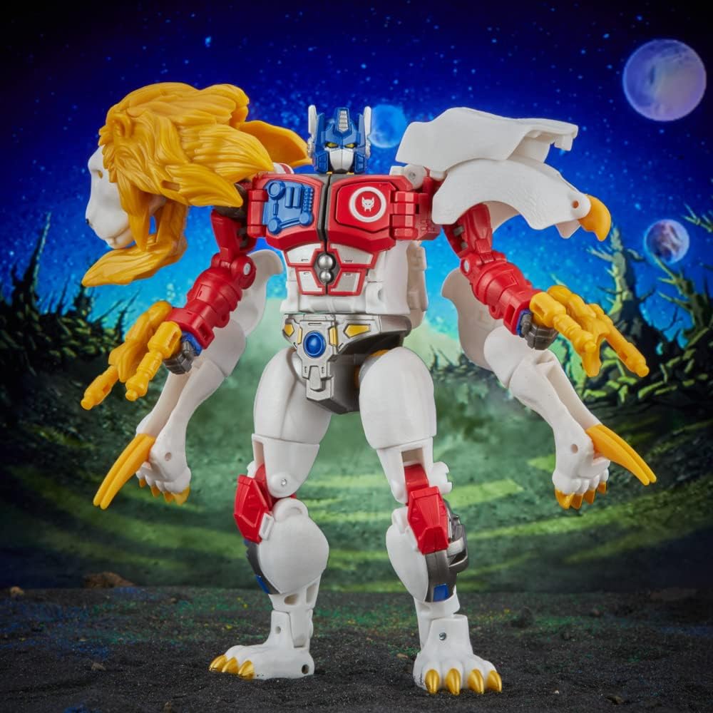 Transformers Legacy: Voyager Class Maximal Leo Prime Toys & Games Hasbro   