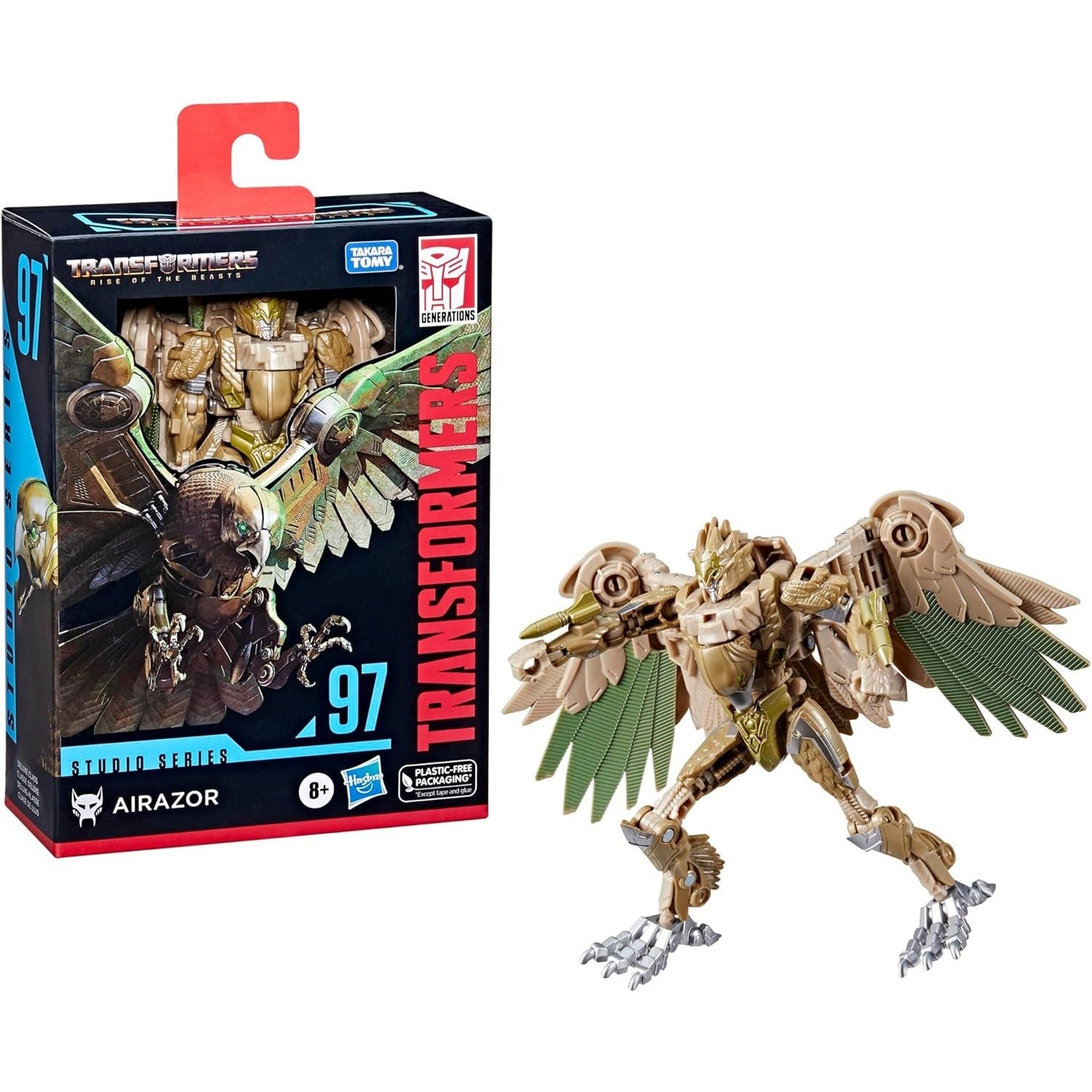 Transformers Rise of the Beasts: Studio Series Airazor Toys & Games Hasbro
