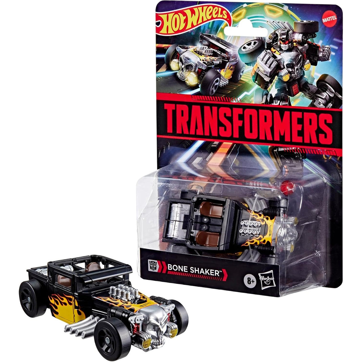 Transformers x Hot Wheels: Bone Shaker Toys & Games Hasbro