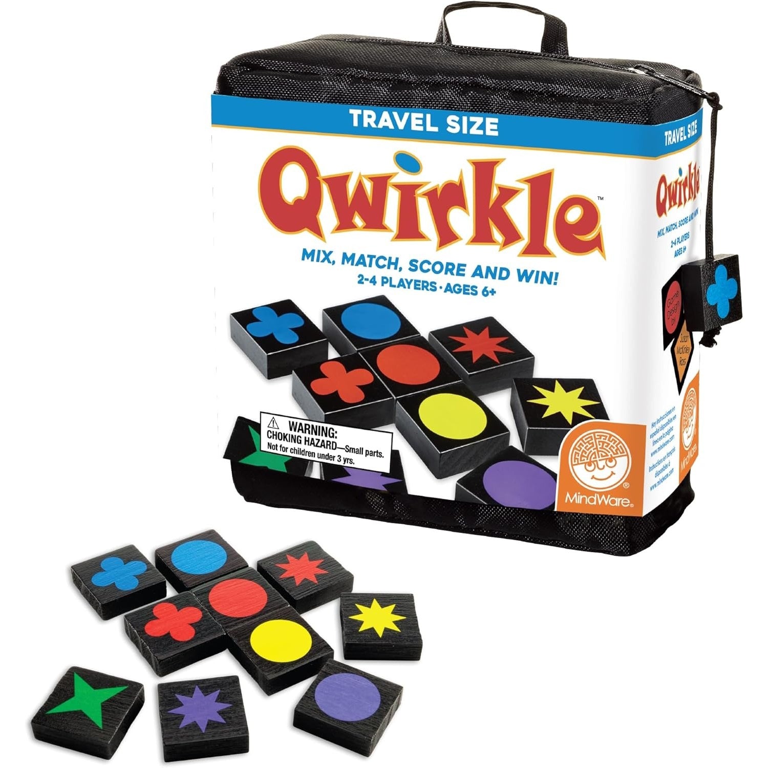 Travel Qwirkle [Board Game, 2-4 Players] Board Game Outset Media