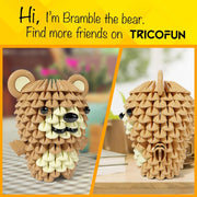 Tricofun Animals: Bramble the Bear Building Kit Toys & Games Tricofun