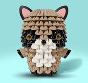 Tricofun Animals: Rocky the Racoon Building Kit Toys & Games Tricofun