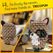 Tricofun Animals: Rocky the Racoon Building Kit Toys & Games Tricofun
