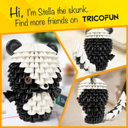 Tricofun Animals: Stella the Skunk Building Kit Toys & Games Tricofun