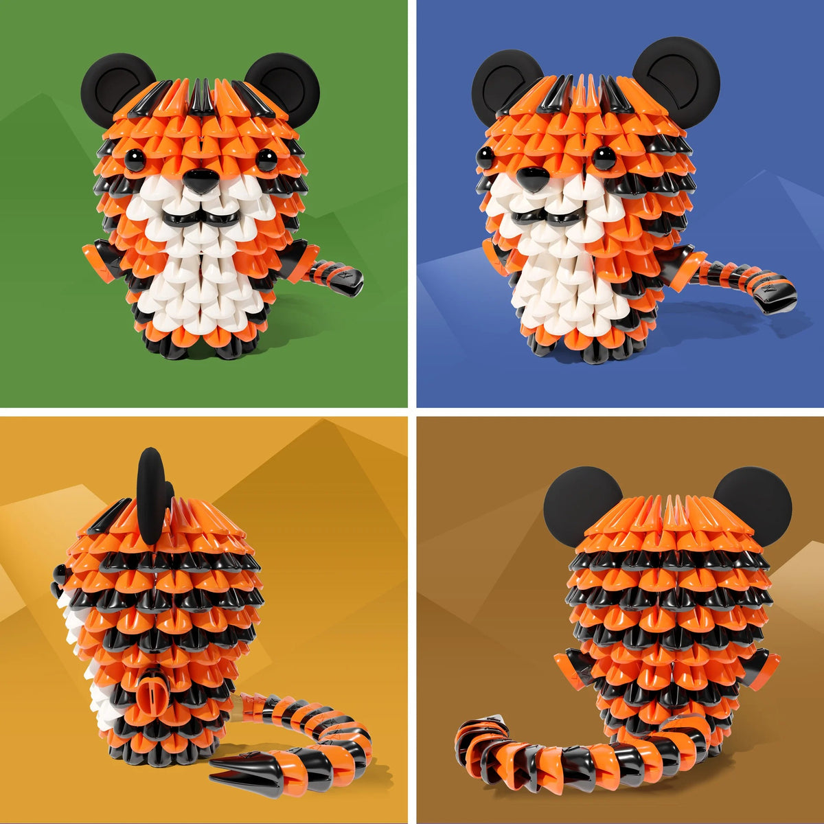 Tricofun Animals: Tongo the Tiger Building Kit Toys & Games Tricofun