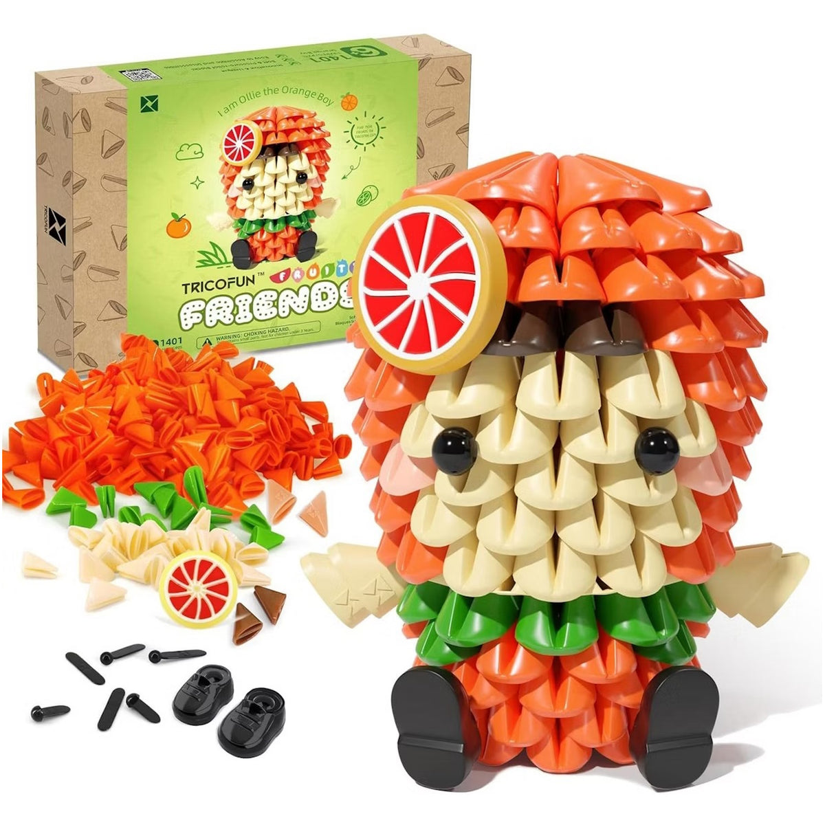 Tricofun Fruity Friends: Ollie the Orange Boy - 1401 Toys & Games Tricofun