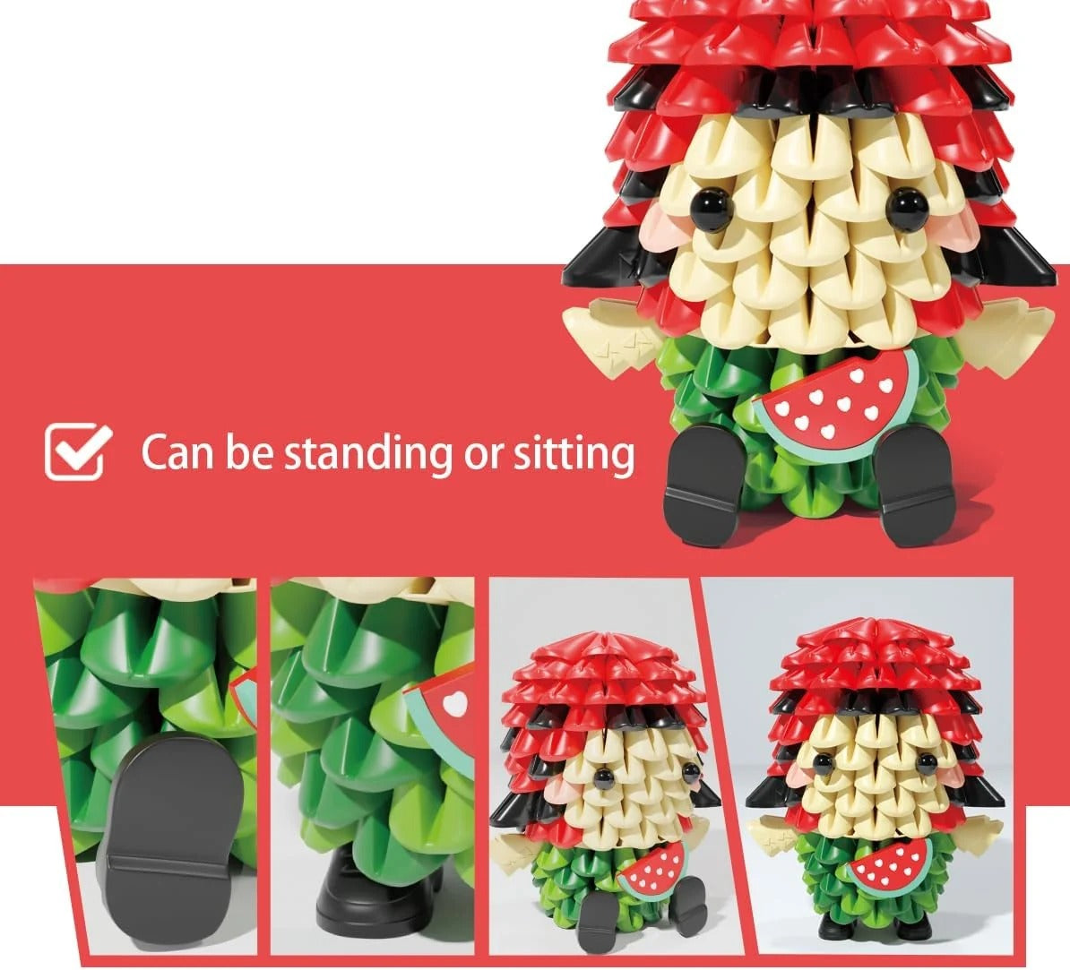 Tricofun Fruity Friends: Wendy the Watermelon Girl Toys & Games Tricofun