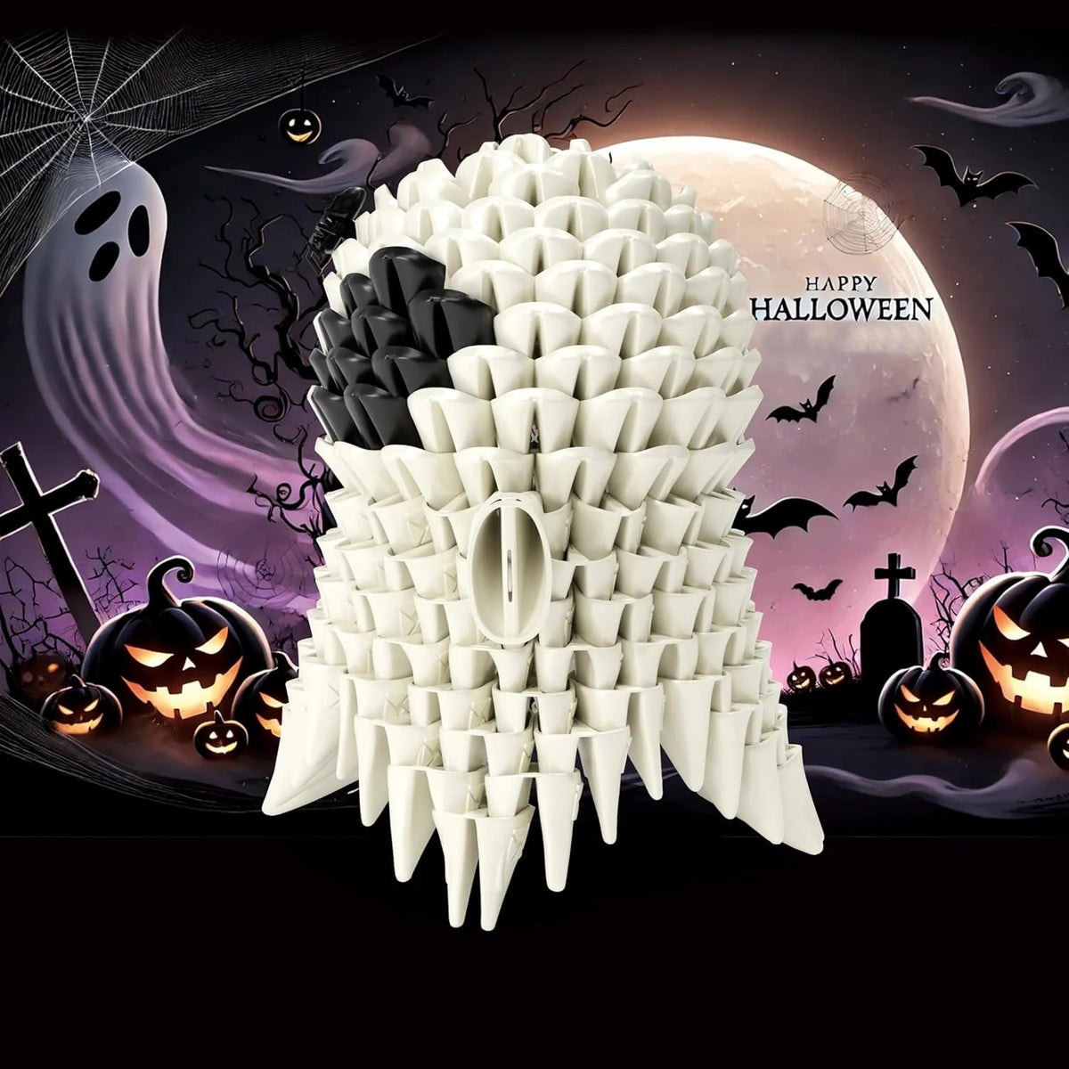 Tricofun Halloween: Brick Boo Ghost Building Kit Toys & Games Tricofun