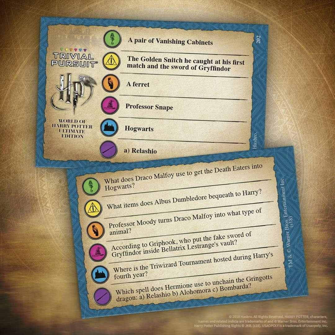 Trivial Pursuit: Harry Potter - Ultimate Edition [Board Game, 2+ Players] Board Game USAopoly