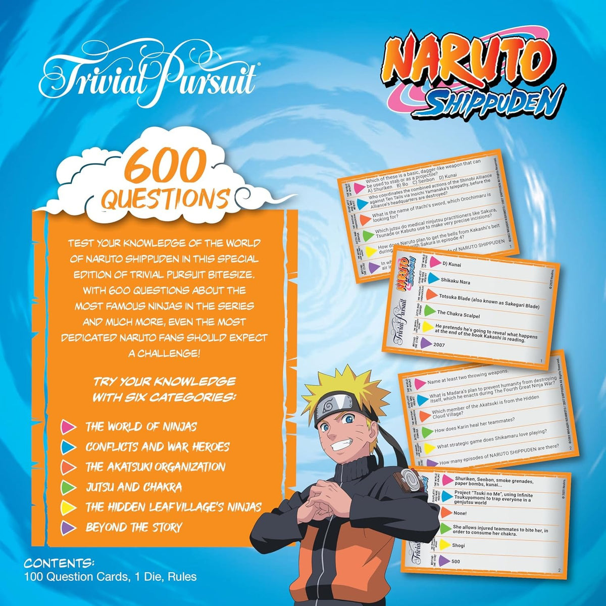 Trivial Pursuit - Naruto Shippuden Edition [Board Game, 2+ Players] Board Game OPGames