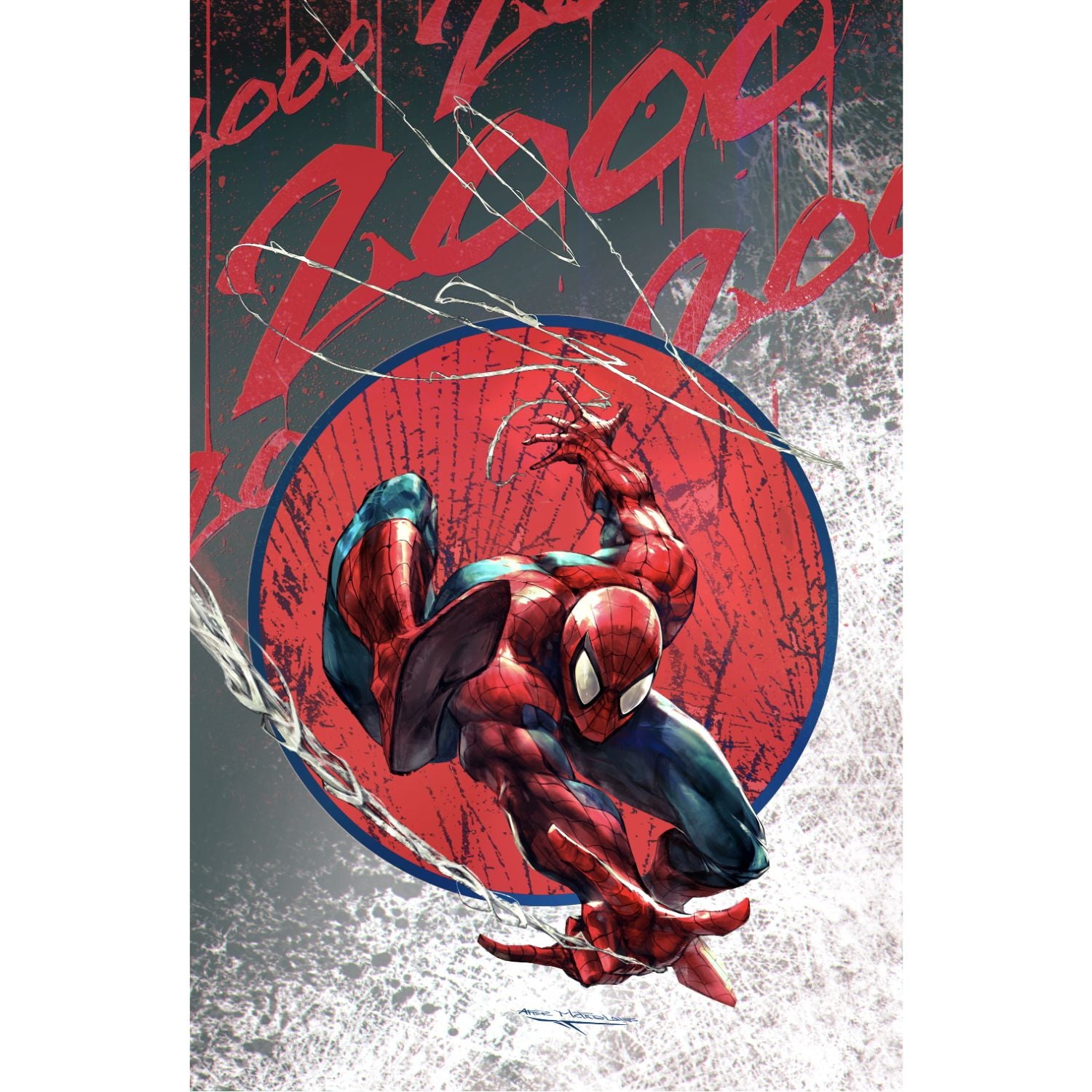 Ultimate Spider-Man: #1 [Ivan Tao Virgin Foil Shopville Exclusive Todd McFarlane Homage] 2025 Comics Marvel Comics
