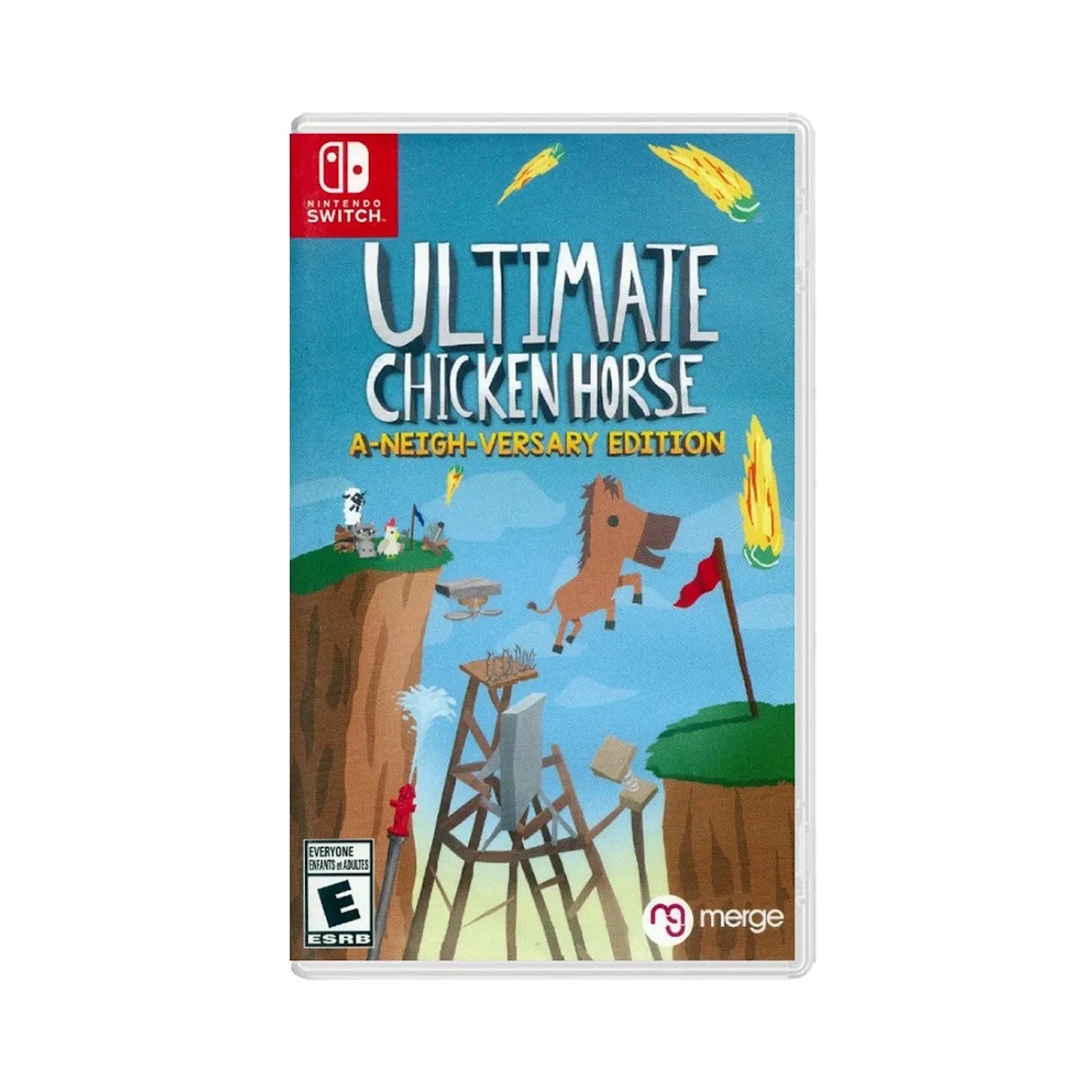 Ultimate Chicken Horse - A-Neigh-Versary Edition [Nintendo Switch] Nintendo Switch Video Game Merge Games