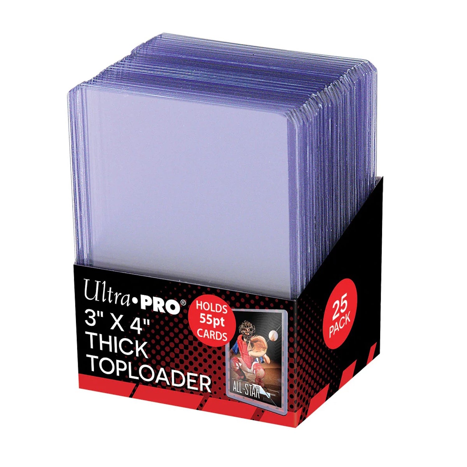Ultra Pro: Toploader 3x4 55pt - 25ct Card Game Accessories Ultra Pro